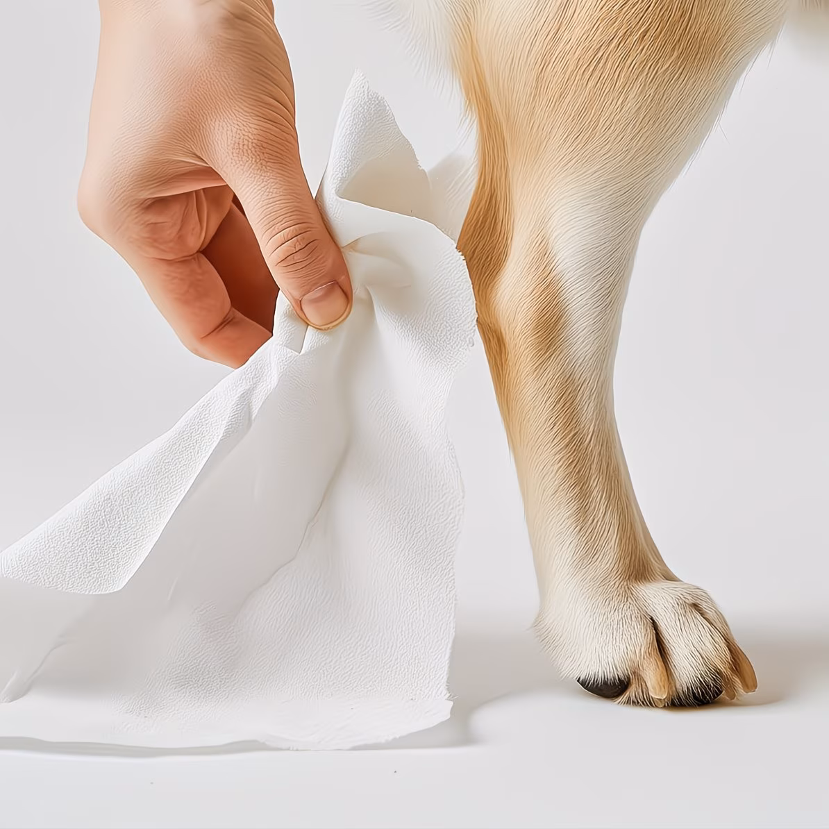 80 Sheets/1 Pack Pet Wipes - Specialized Cleaning Wipes for Dogs and Cats. Safe and Gentle for Eyes, Ears, Mouth, Paws, Fur, and Private Areas. Portable Dispenser for Daily Pet Care. Quick Cleaning. Ideal for Wiping Paws After Walks and Cleaning Ear - Image 3