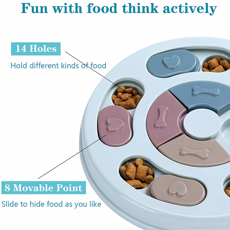 Interactive Slow Feeder Puzzle Toy – IQ Training Treat Dispenser for Dogs