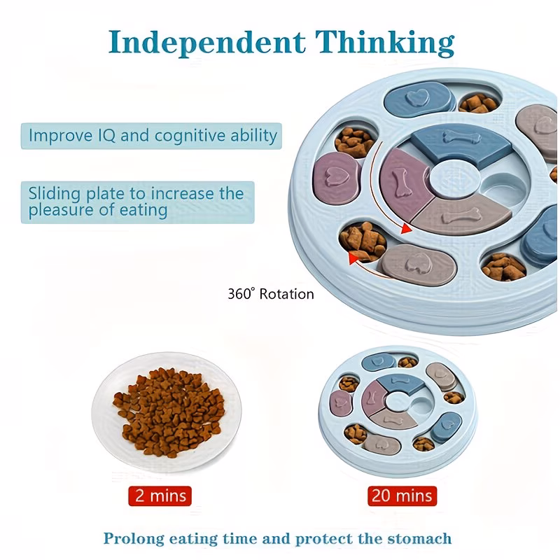 Interactive Slow Feeder Puzzle Toy – IQ Training Treat Dispenser for Dogs - Image 5