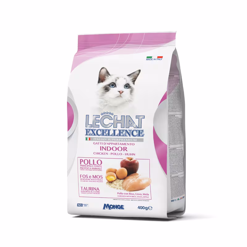 Monge LeChat Excellence - Indoor Cat Dry Food - 400g