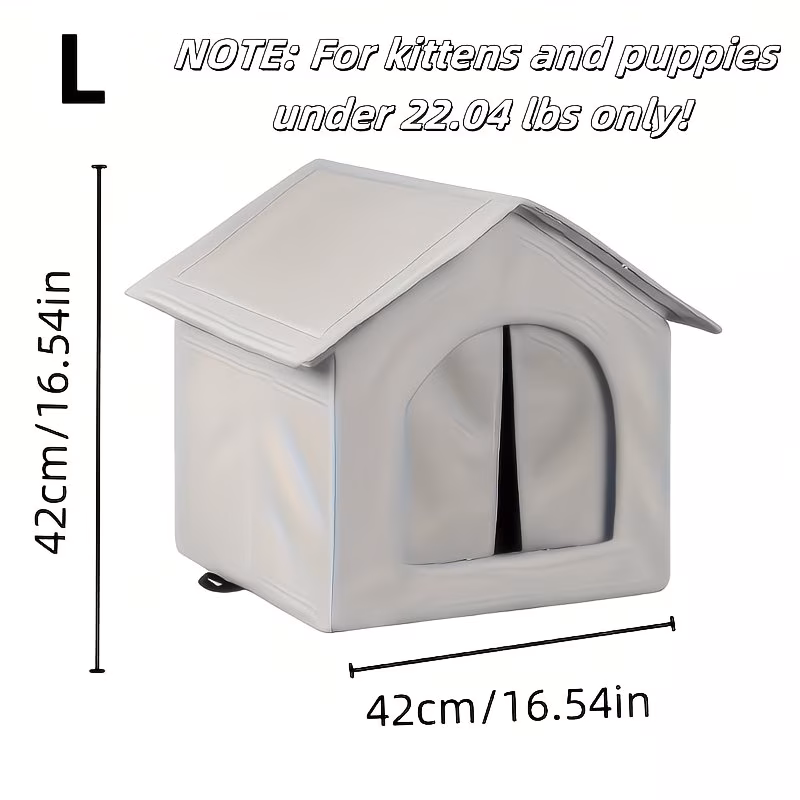 Foldable Soft Indoor Pet Kennel House with Removable Cushion – For Cats & Small Dogs