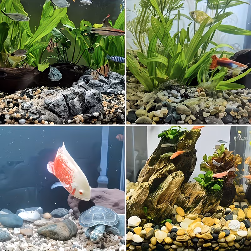 Natural Aquarium Gravel – Decorative Pebbles for Fish Tanks - Image 4