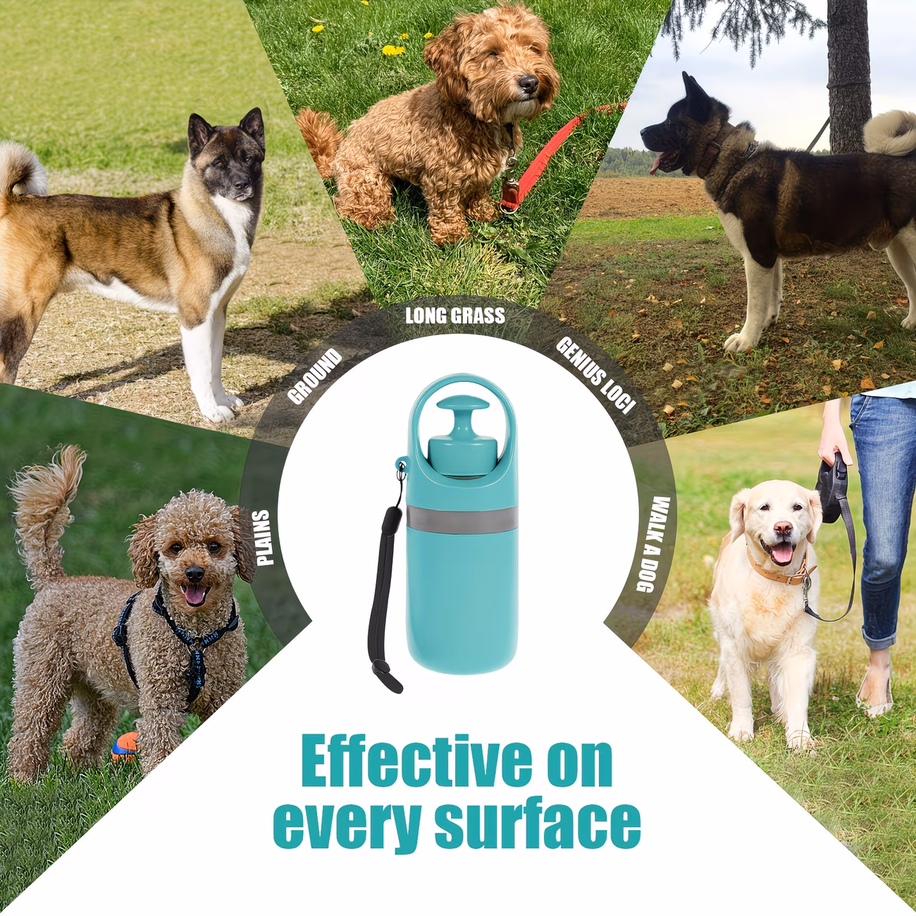 Portable Dog Pooper Scooper with Waste Bag Dispenser – One-Hand Pet Waste Picker - Image 5