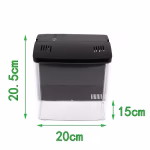 Compact Glass Aquarium with LED Light & Filter – 4.5L Fish Tank for Betta & Small Fish