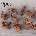 Natural Aquarium Driftwood (9-Pack) – Decorative Wood for Fish Tanks & Aquariums