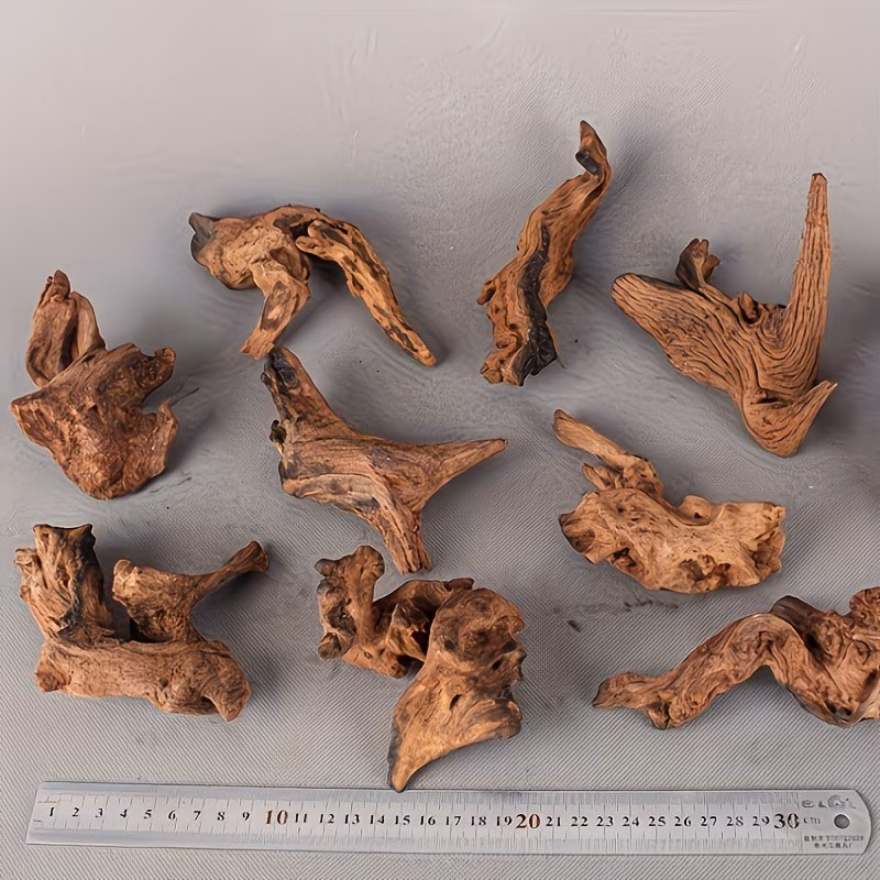 Natural Aquarium Driftwood (9-Pack) – Decorative Wood for Fish Tanks & Aquariums - Image 4